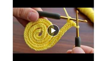 Super Easy Crochet Knitting - Tığ İşi Şahane Muhteşem Örgü Modelinin Yapımı